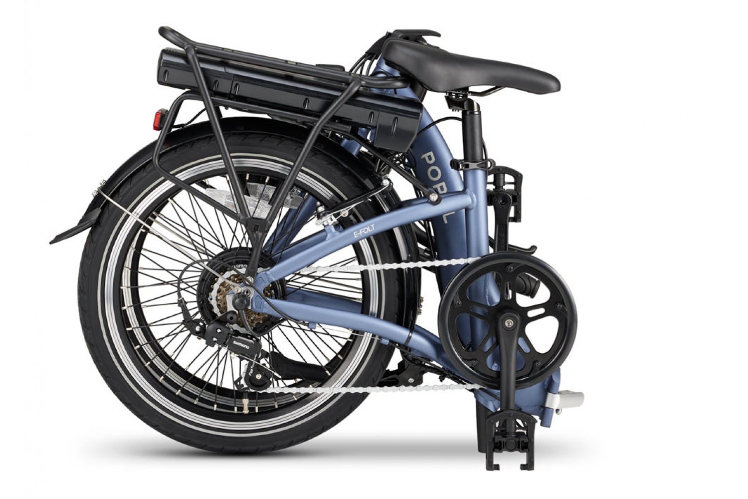 Vélo Électrique Pliable Popal E-Folt 1.0 20 Pouces Bleu Mat