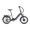 Vélo Électrique Pliable Popal E-Folt Tourer 20 Pouces Gris