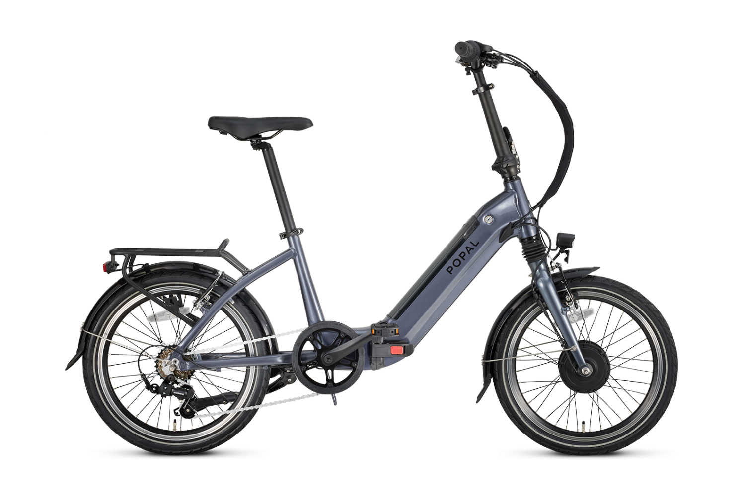 Vélo Électrique Pliable Popal E-Folt Tourer 20 Pouces Gris