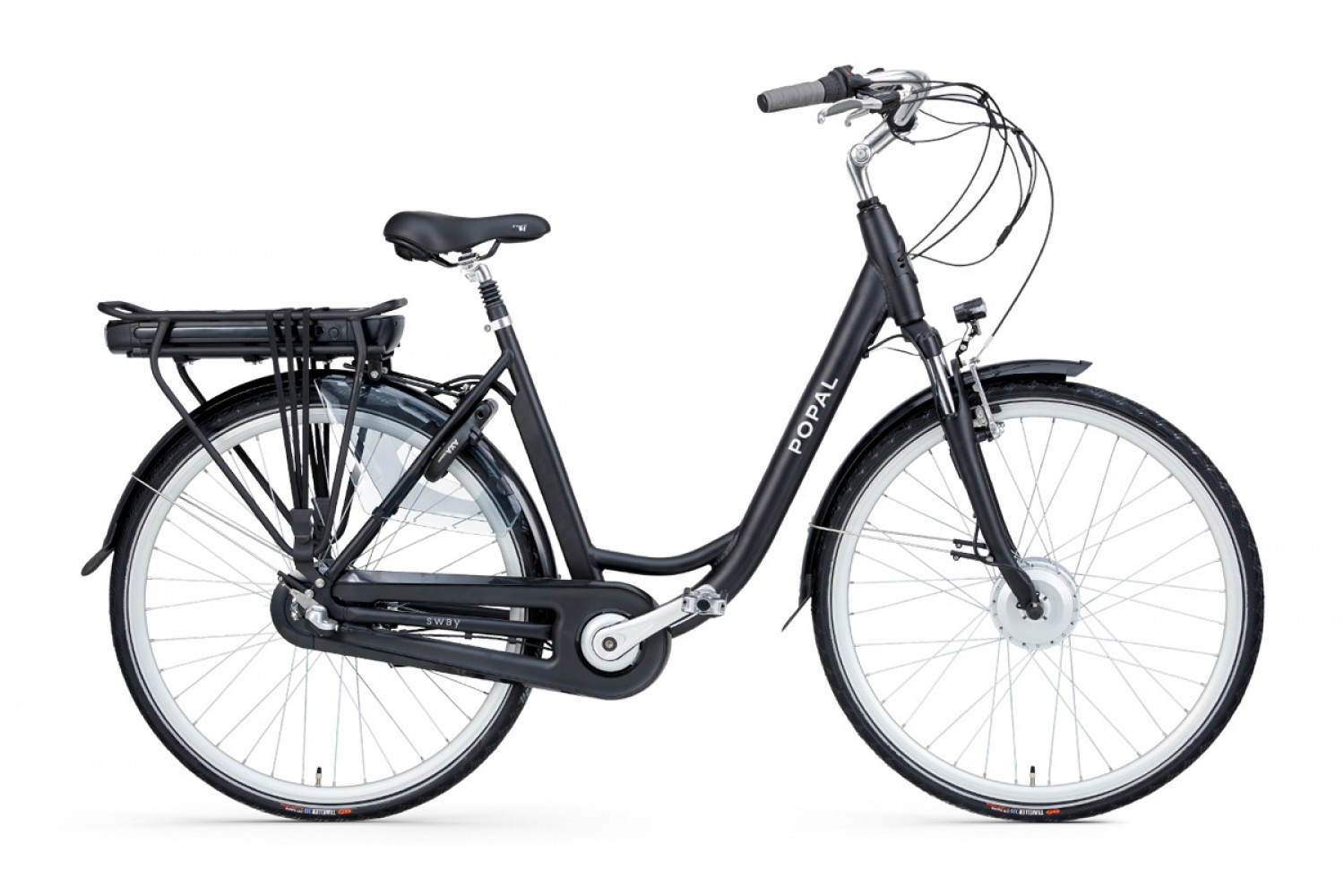 Popal Sway Vélo électrique 50 cm Femmes Noir mat Vélo Électrique Popal Sway 50 cm Femmes Noir Mat