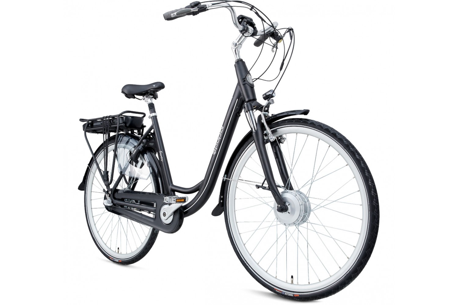 Popal Sway Vélo électrique 50 cm Femmes Noir mat Vélo Électrique Popal Sway 50 cm Femmes Noir Mat