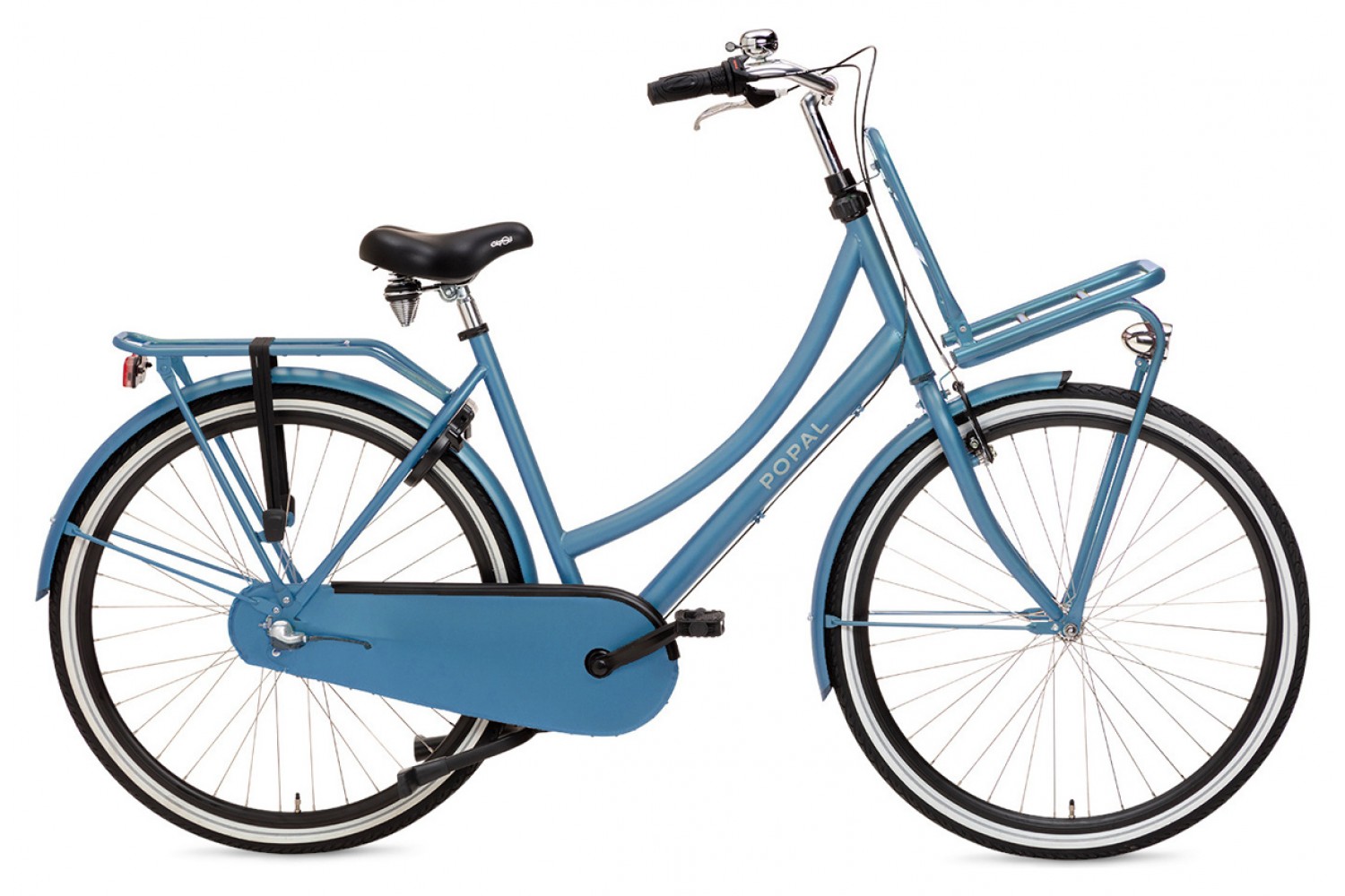 Vélo Hollandais Popal Daily Dutch Basic+ N3 28 pouces Femmes 47cm Göteborg Bleu