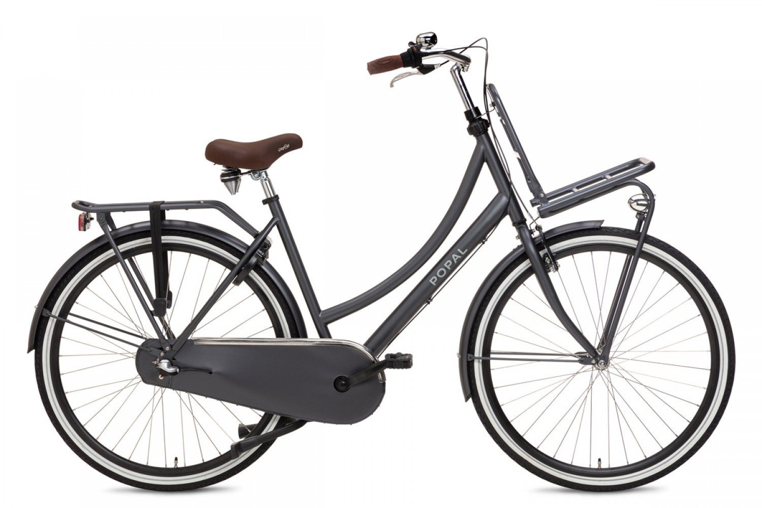 Vélo Hollandais Popal Daily Dutch Basic+ N3 28 pouces Femmes 59cm Bleu Pétrole