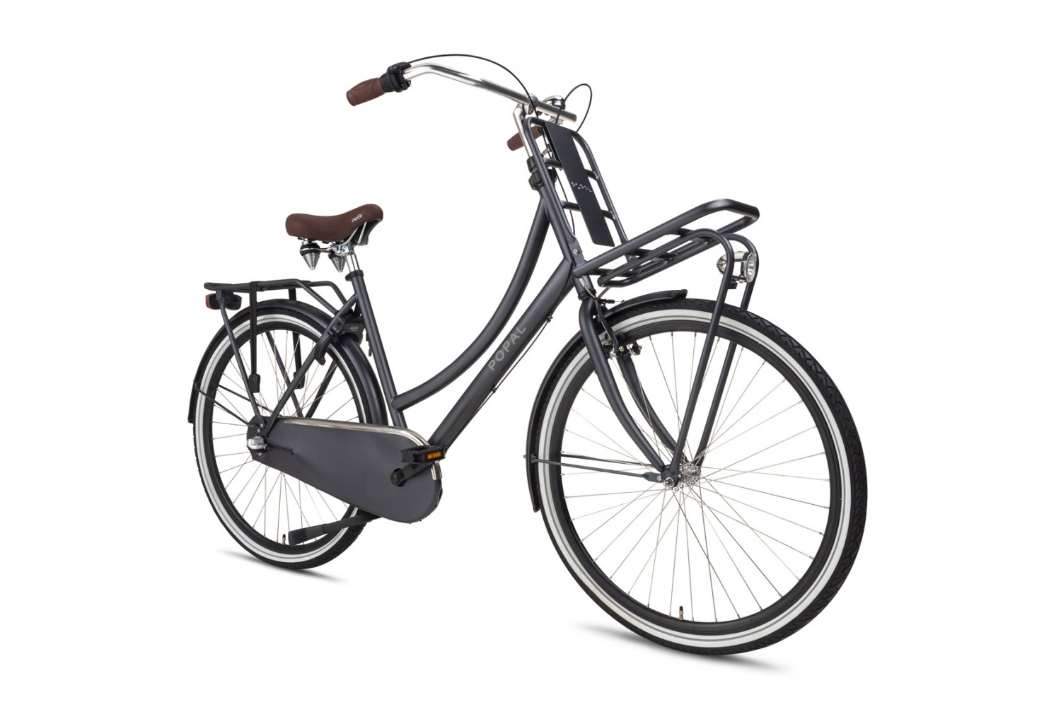 Vélo Hollandais Popal Daily Dutch Basic+ N3 28 pouces Femmes 59cm Bleu Pétrole