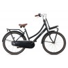 Vélo Hollandais Popal Daily Dutch Basic+ N3 26 pouces Filles Noir Mat