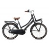 Vélo Hollandais Popal Daily Dutch Basic+ N3 24 pouces Filles Noir Mat