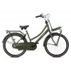 Vélo Hollandais Popal Daily Dutch Basic+ N3 24 pouces Filles Vert Armée