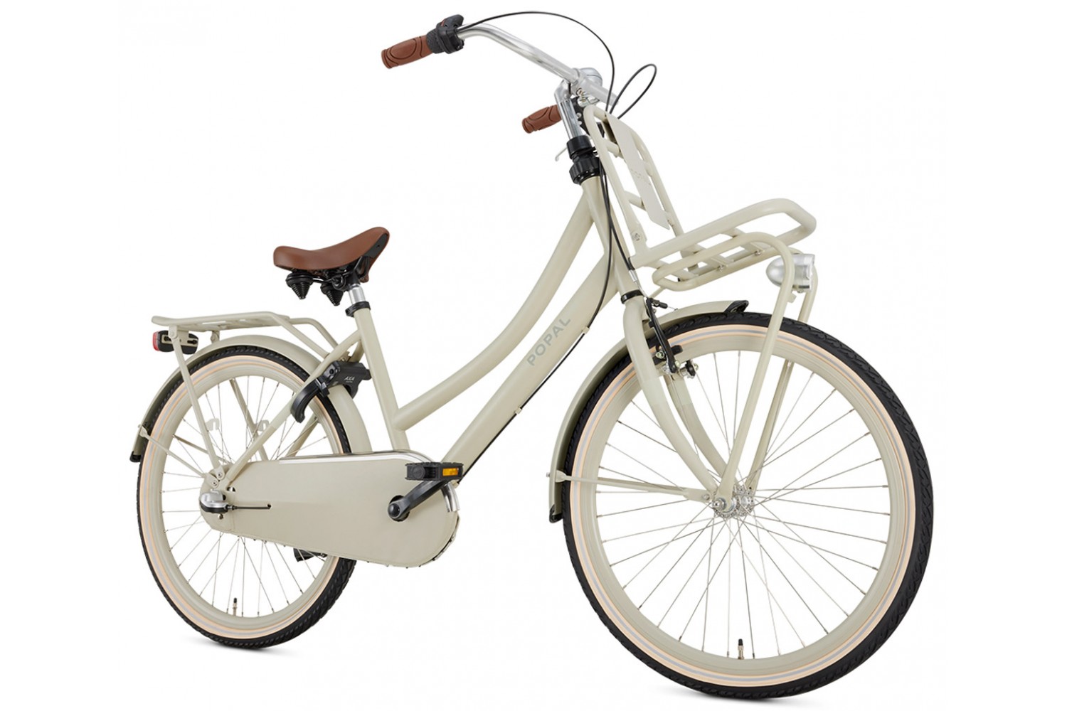 Vélo Hollandais Popal Daily Dutch Basic+ N3 24 pouces Filles Cosmic Sand