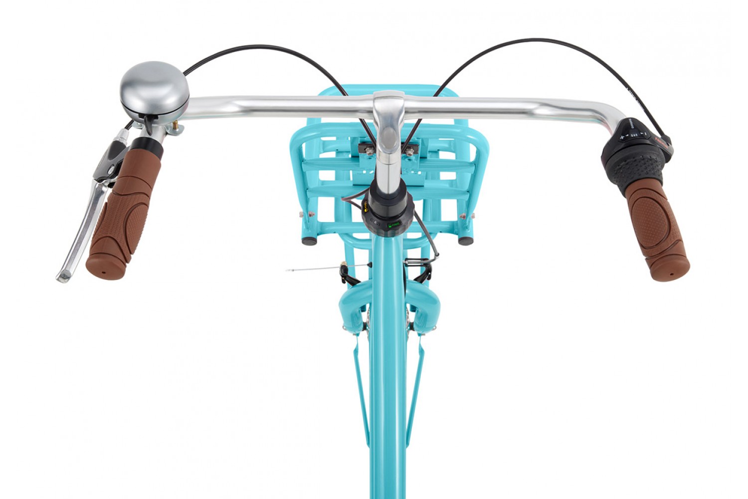 Vélo Hollandais Popal Daily Dutch Basic+ N3 22 pouces Filles Turquoise