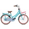 Vélo Hollandais Popal Daily Dutch Basic+ N3 22 pouces Filles Turquoise Rose