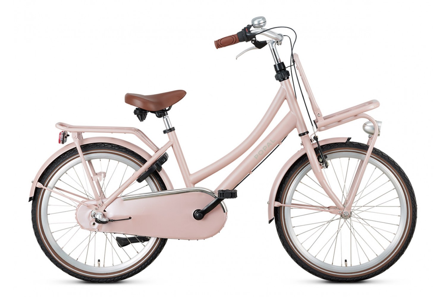 Vélo Hollandais Popal Daily Dutch Basic+ N3 22 pouces Filles Saumon Rose