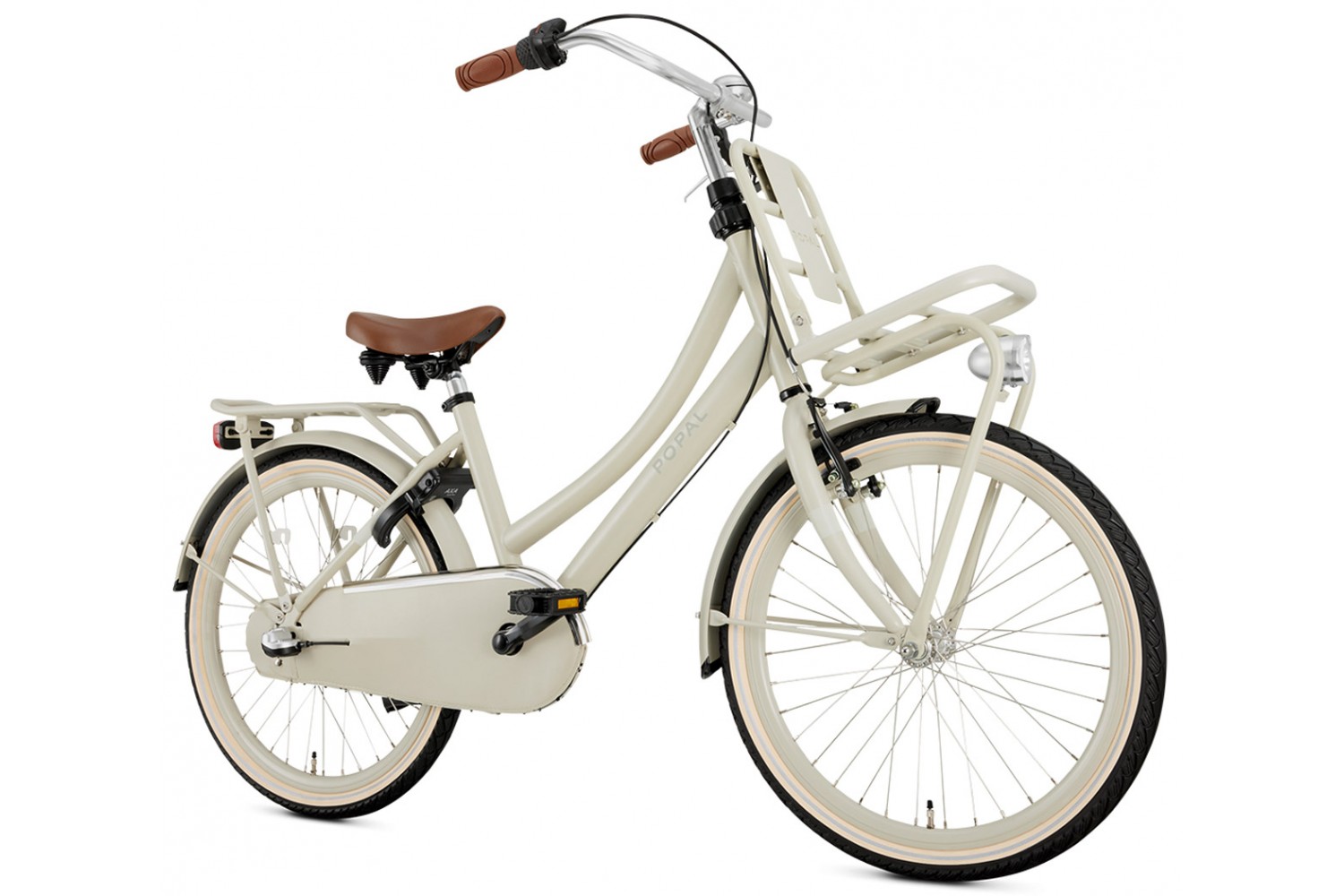 Vélo Hollandais Popal Daily Dutch Basic+ N3 22 pouces Filles Cosmic Sand