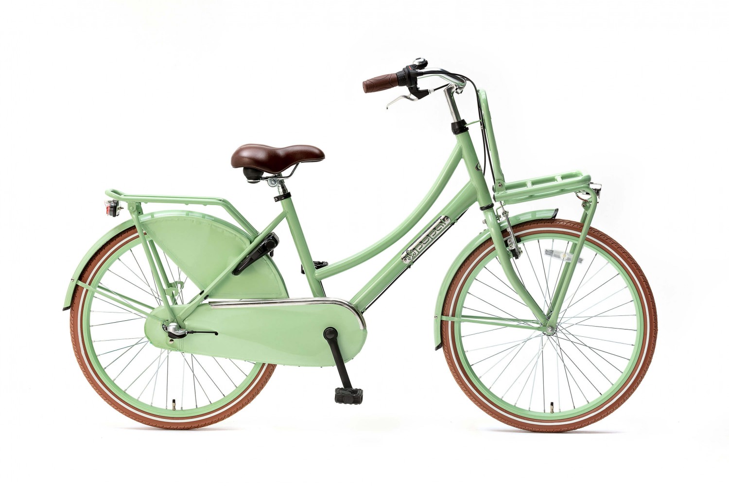 Popal Daily Dutch Basic+ Vélo de transport 24 pouces filles Vert Pistache Vélo Hollandais Popal Daily Dutch Basic+ 24 Pouces Filles Vert Pistache