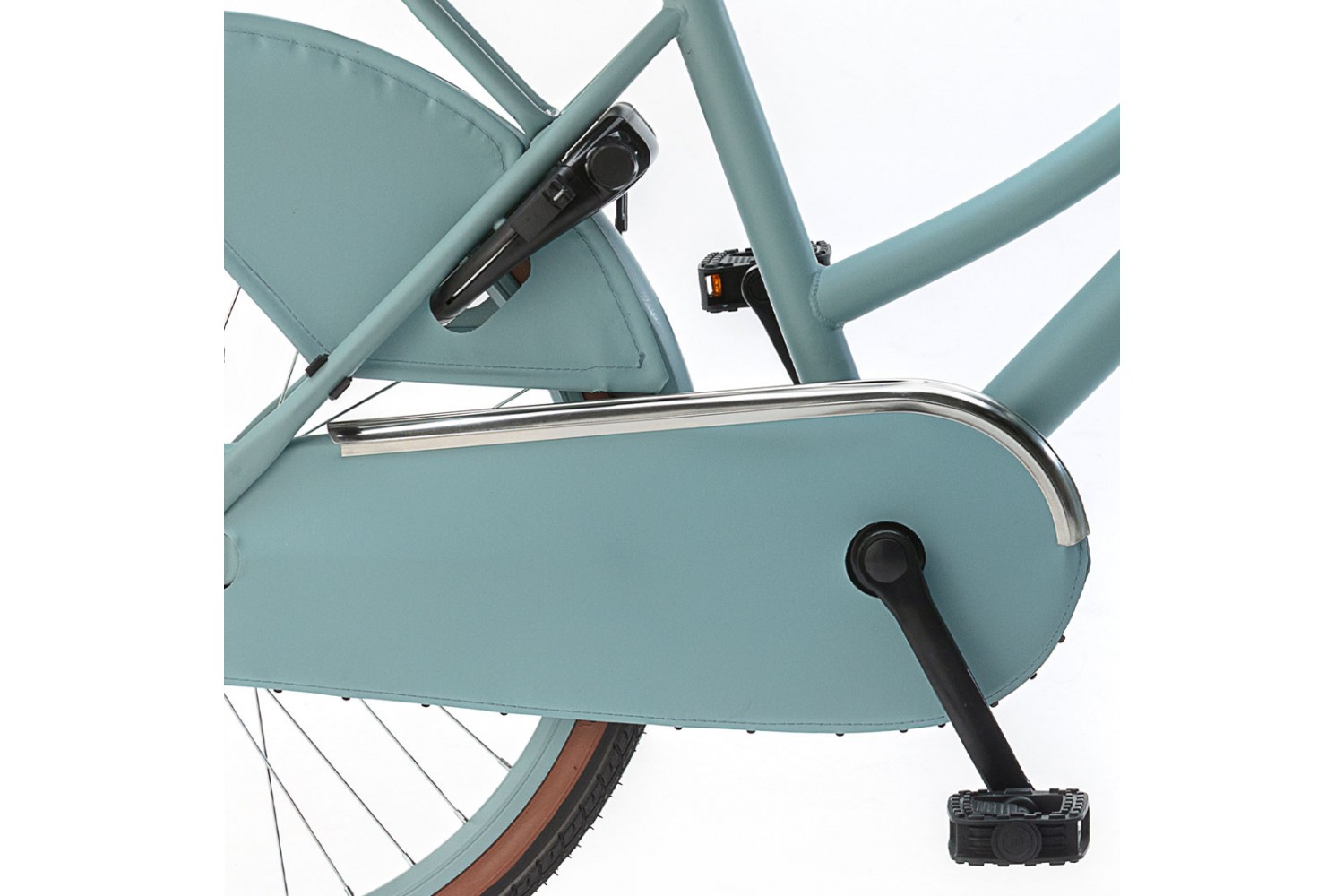 Popal Daily Dutch Basic Vélo de transport 22 pouces Filles Bleu mat Vélo Hollandais Popal Daily Dutch Basic 22 Pouces Filles Bleu Mat