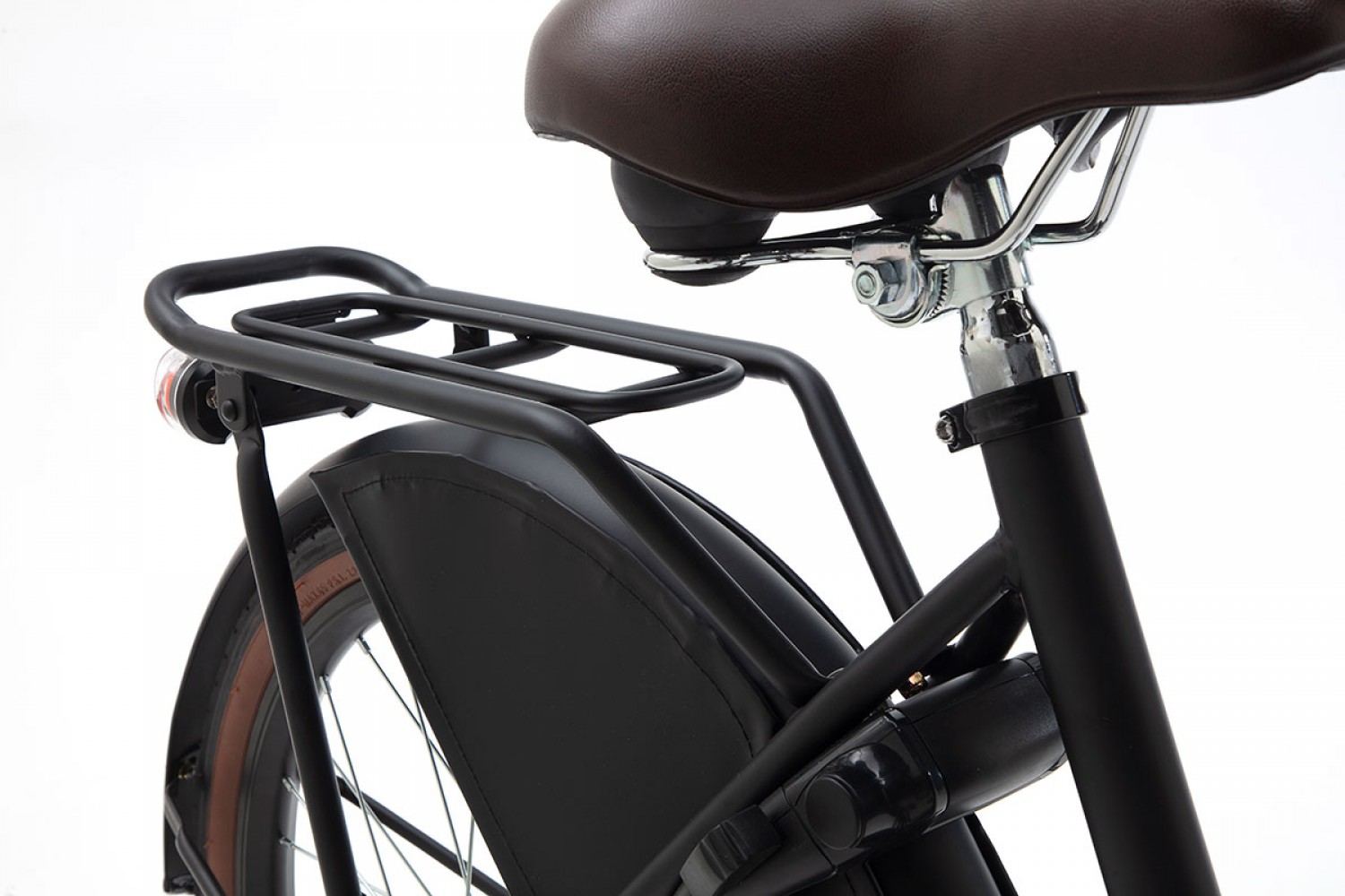 Popal Daily Dutch Basic+ Vélo de transport 22 pouces Filles Noir mat Vélo Hollandais Popal Daily Dutch Basic+ 22 Pouces Filles Noir Mat