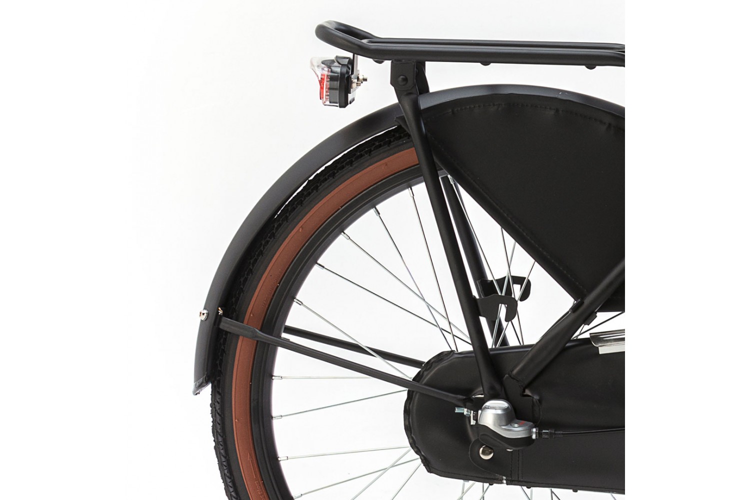 Popal Daily Dutch Basic+ Vélo de transport 22 pouces Filles Noir mat Vélo Hollandais Popal Daily Dutch Basic+ 22 Pouces Filles Noir Mat