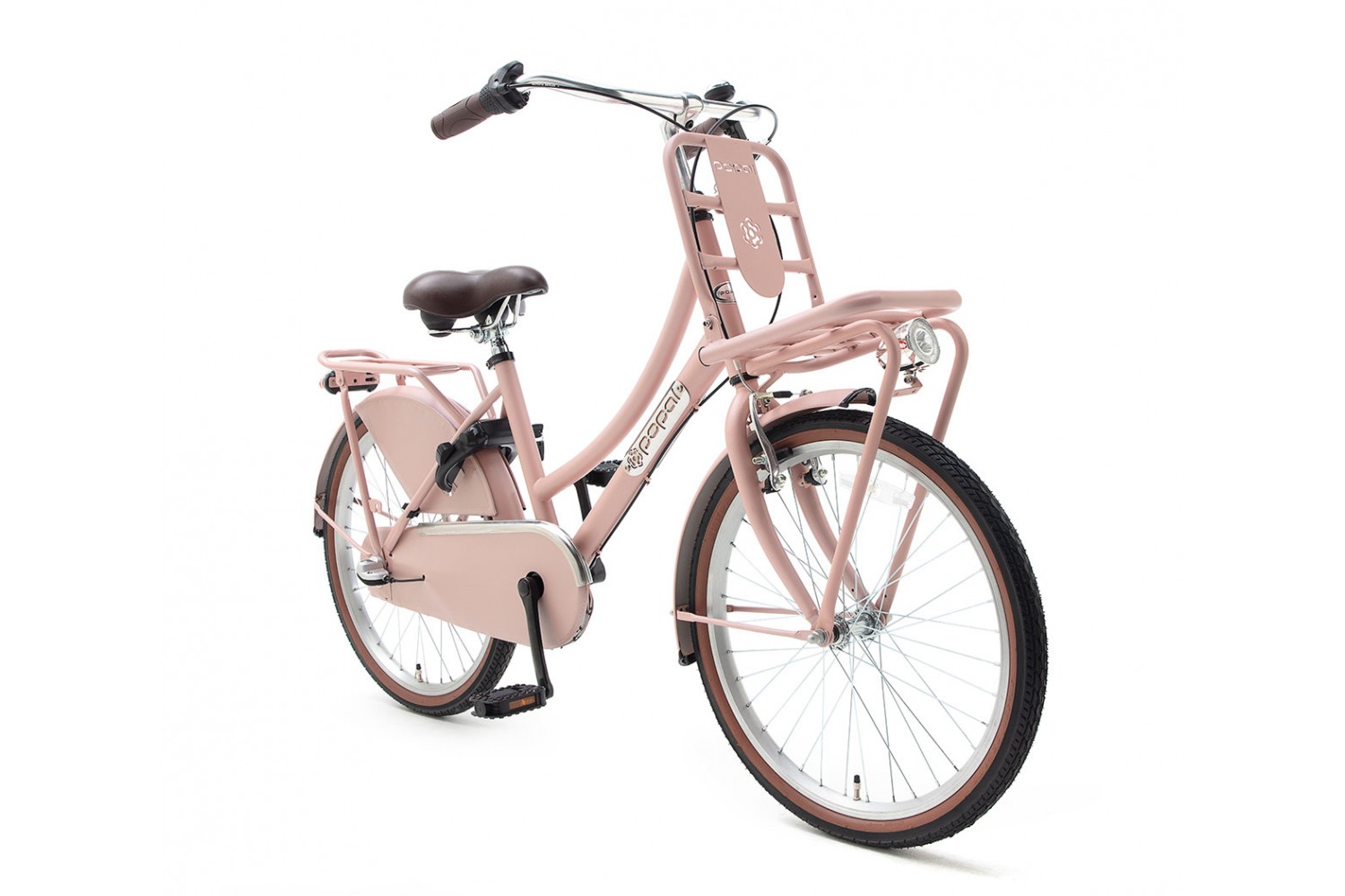 Popal Daily Dutch Basic+ Vélo de transport 22 pouces Filles Saumon Vélo Hollandais Popal Daily Dutch Basic+ 22 Pouces Filles Saumon