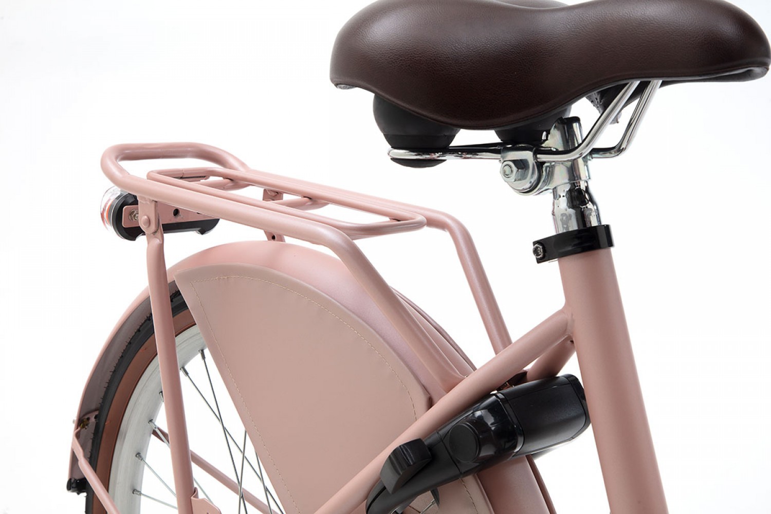 Popal Daily Dutch Basic+ Vélo de transport 22 pouces Filles Saumon Vélo Hollandais Popal Daily Dutch Basic+ 22 Pouces Filles Saumon