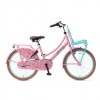 Popal Daily Dutch Basic+ Vélo de transport 22 pouces filles Menthe-rose Vélo Hollandais Popal Daily Dutch Basic+ 22 Pouces Filles Menthe Rose