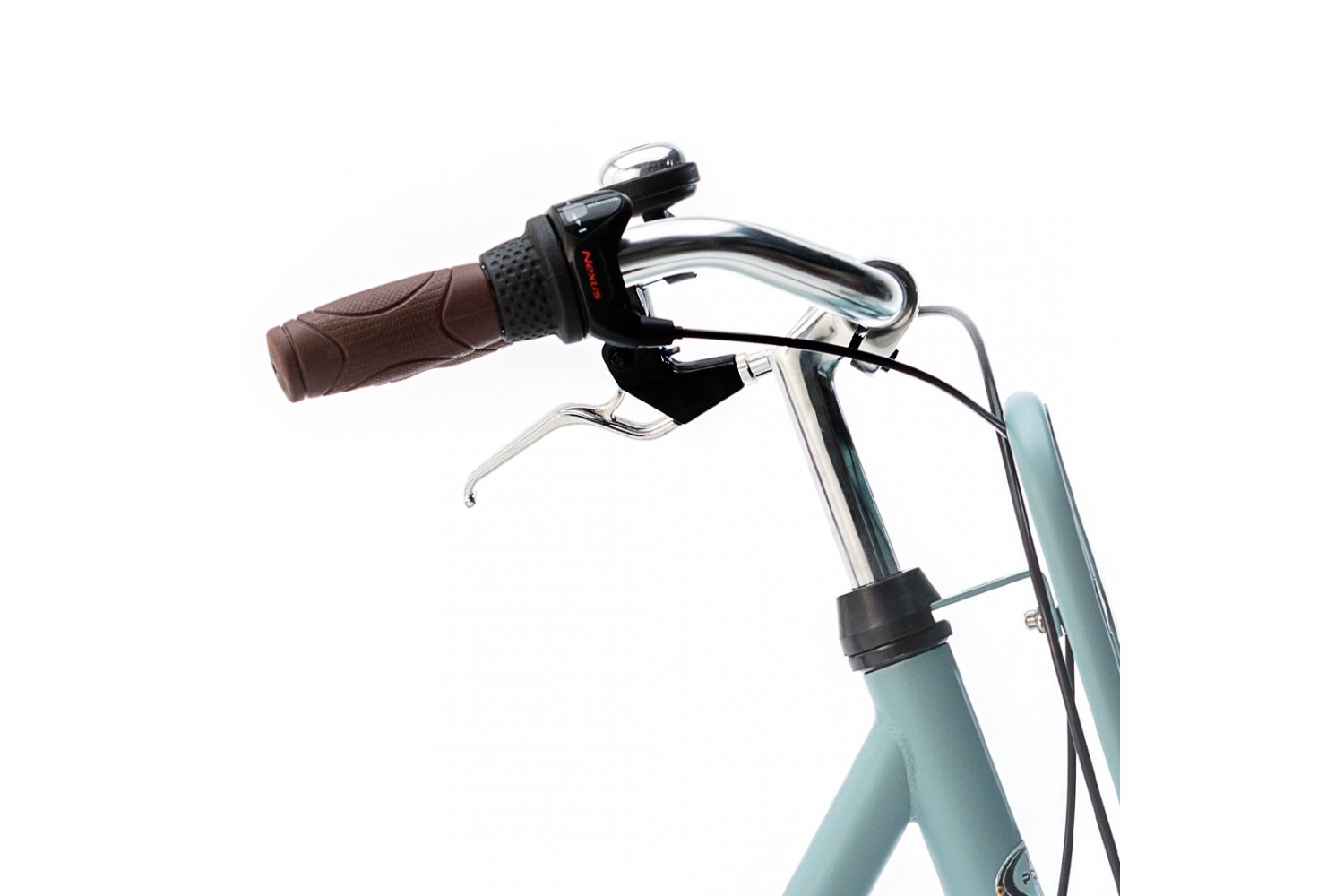 Popal Daily Dutch Basic+ Vélo de transport 22 pouces Filles Bleu mat Vélo Hollandais Popal Daily Dutch Basic+ 22 Pouces Filles Bleu Mat