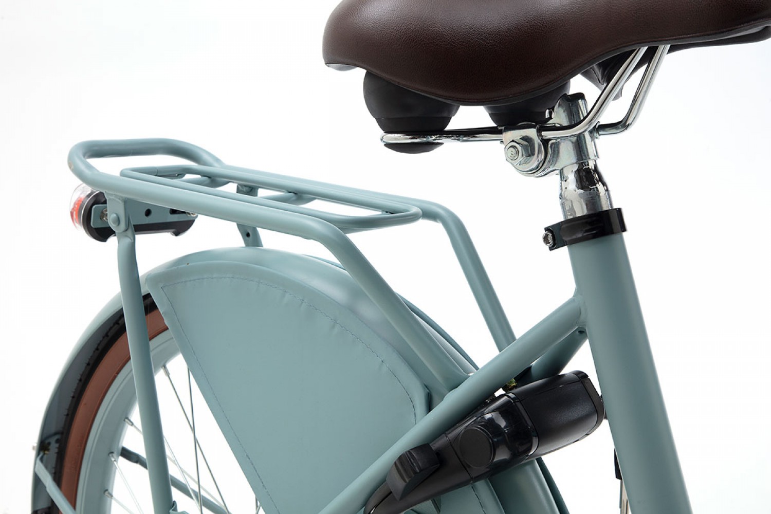 Popal Daily Dutch Basic+ Vélo de transport 22 pouces Filles Bleu mat Vélo Hollandais Popal Daily Dutch Basic+ 22 Pouces Filles Bleu Mat
