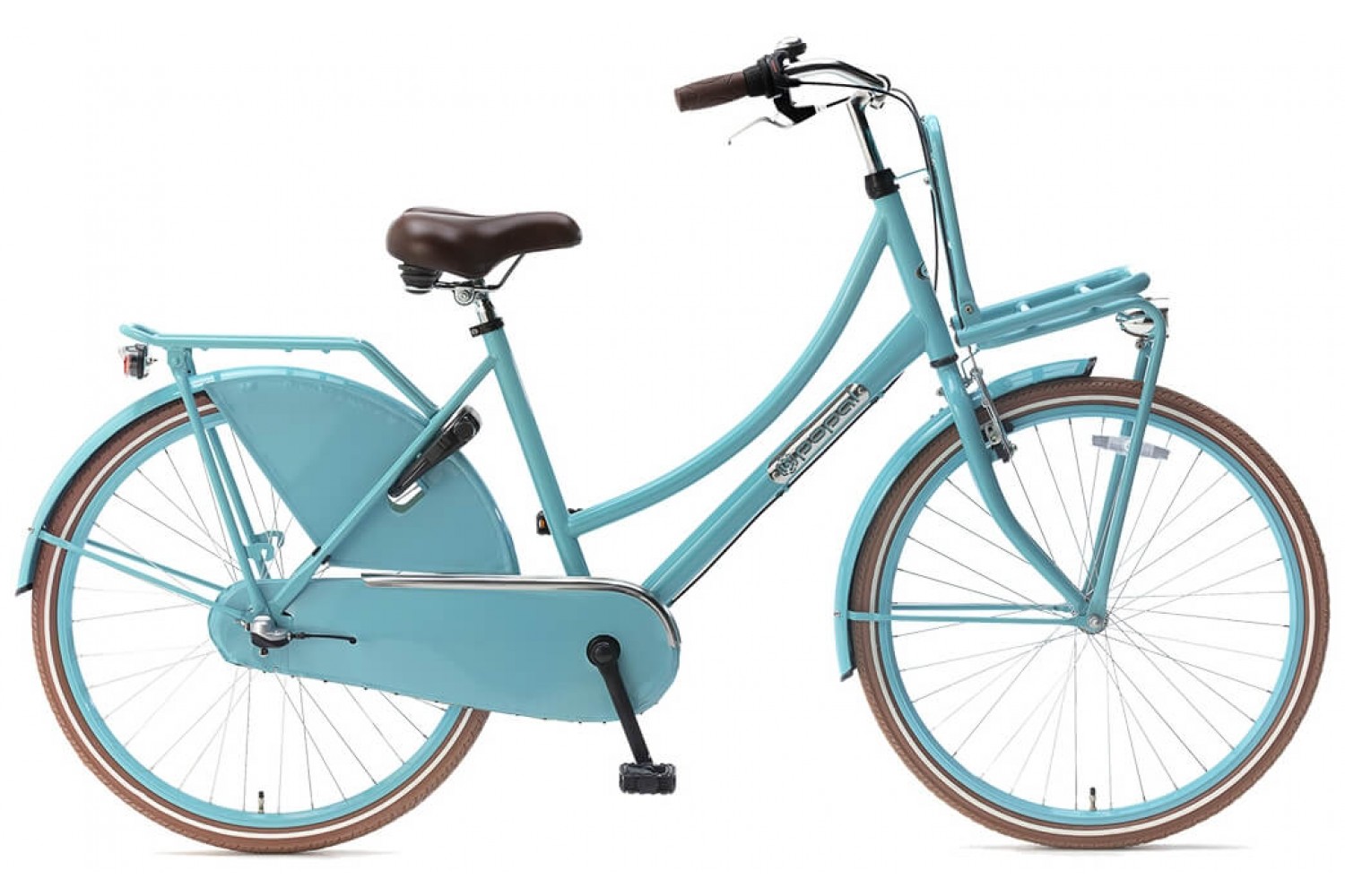 Popal Daily Dutch Basic+ Vélo de transport 26 pouces filles Turquoise Vélo Hollandais Popal Daily Dutch Basic+ 26 Pouces Filles Turquoise