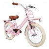 Vélo Enfant SuperSuper Cooper Bamboo 16 Pouces Filles Rose