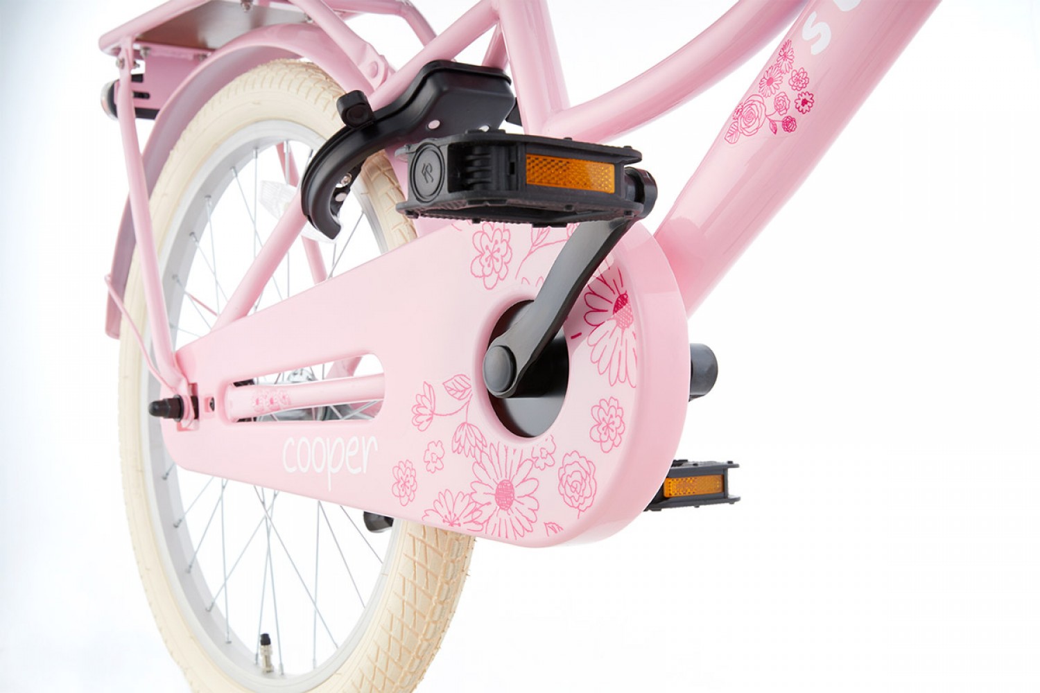 Vélo Enfant SuperSuper Cooper Bamboo 20 Pouces Filles Rose