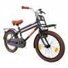 Vélo Enfant SuperSuper Cooper Bamboo 18 Pouces Garçons Noir Mat