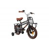 Vélo Enfant Supersuper Cooper 12 Pouces Garçons Noir Mat