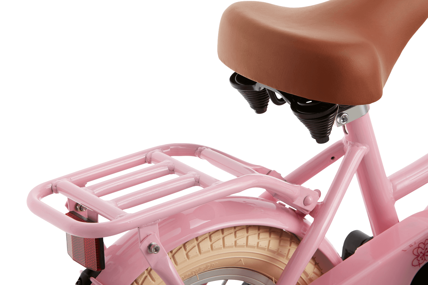 Vélo Enfant Supersuper Cooper 12 Pouces Filles Rose