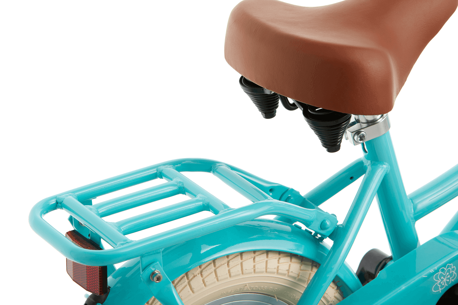 Vélo Enfant Supersuper Cooper 12 Pouces Filles Turquoise