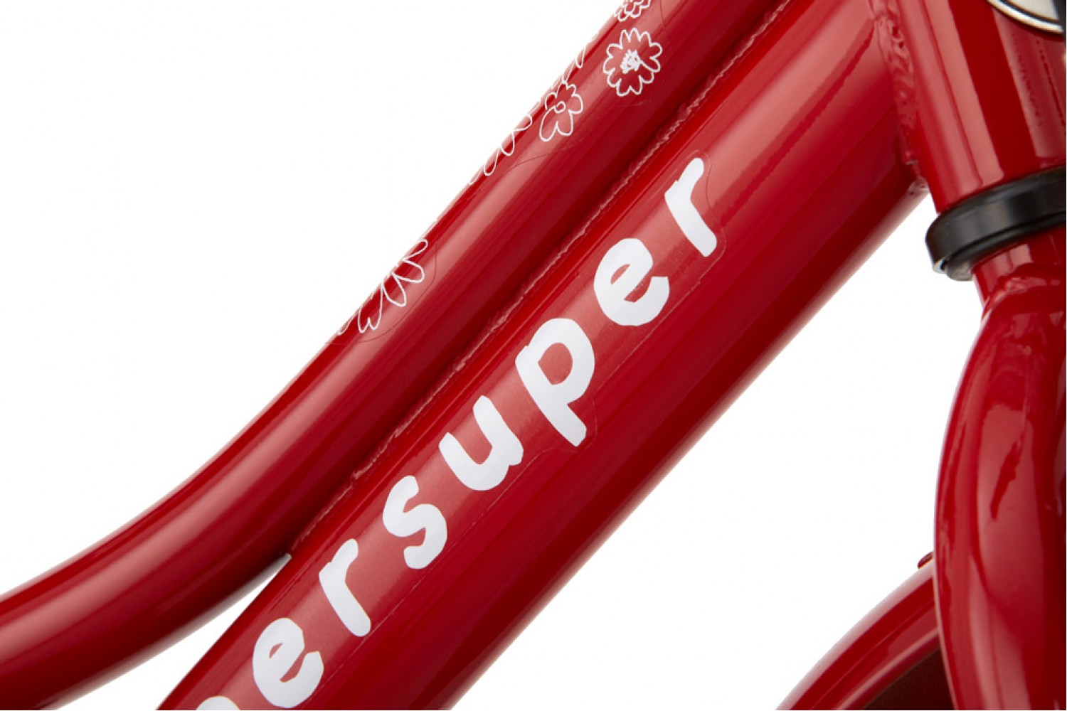 Vélo Enfant Supersuper Cooper 14 Pouces Filles Rouge