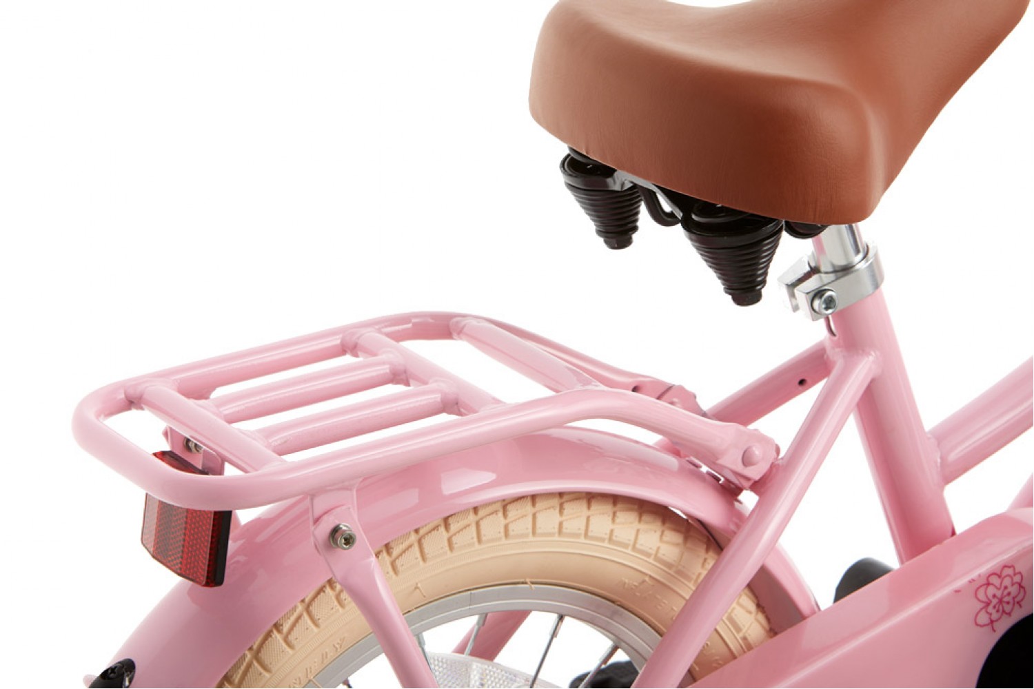 Vélo Enfant Supersuper Cooper 14 Pouces Filles Rose