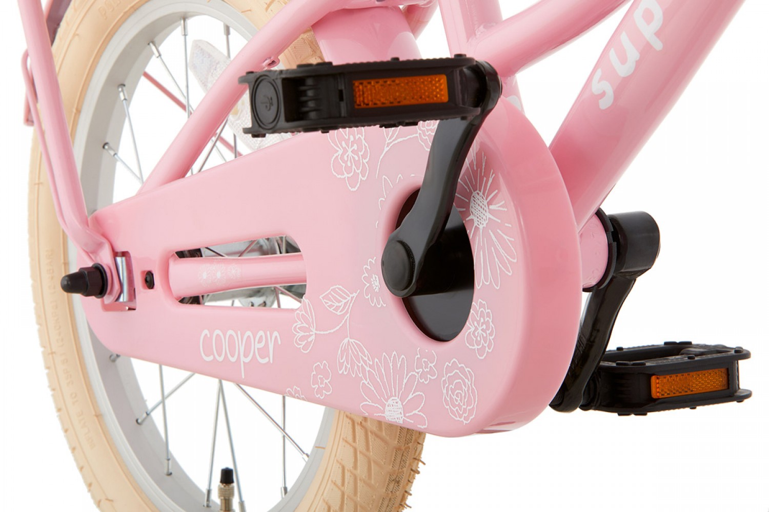 Vélo Enfant Supersuper Cooper 16 Pouces Filles Rose