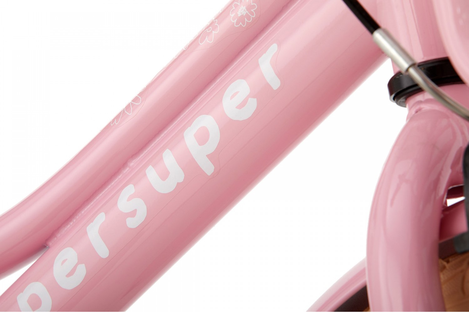 Vélo Enfant Supersuper Cooper 16 Pouces Filles Rose