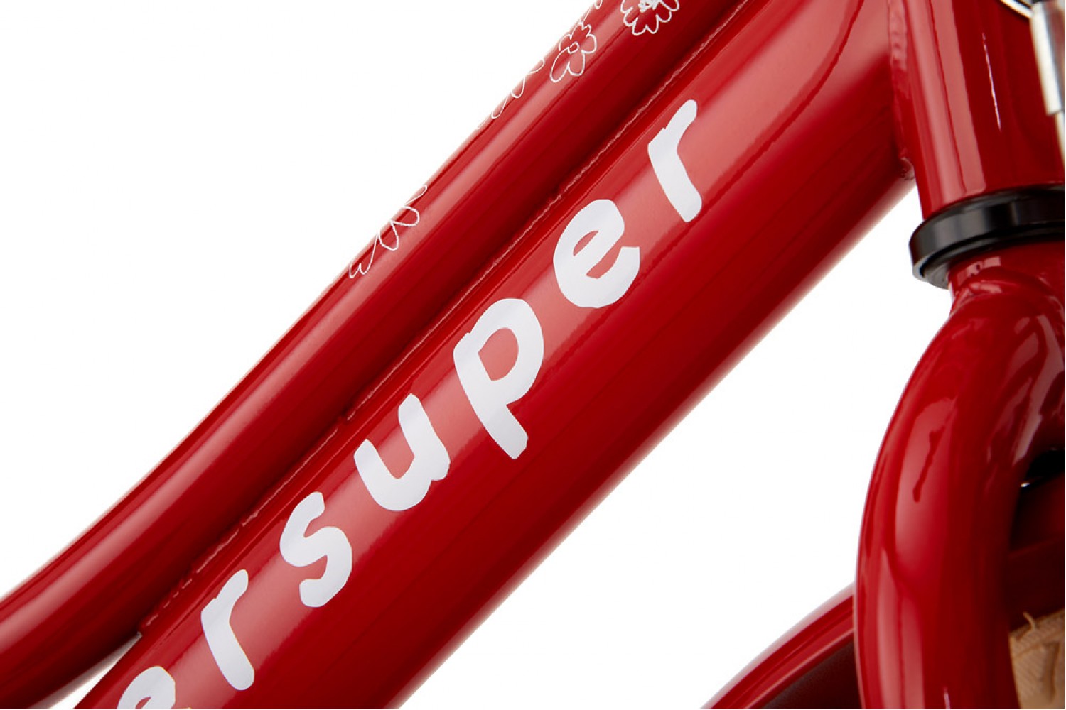 Vélo Enfant SuperSuper Cooper 18 Pouces Filles Rouge