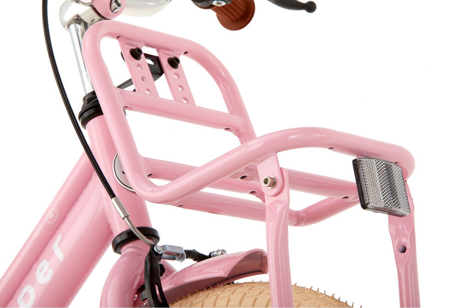 Vélo Enfant SuperSuper Cooper 18 Pouces Filles Rose