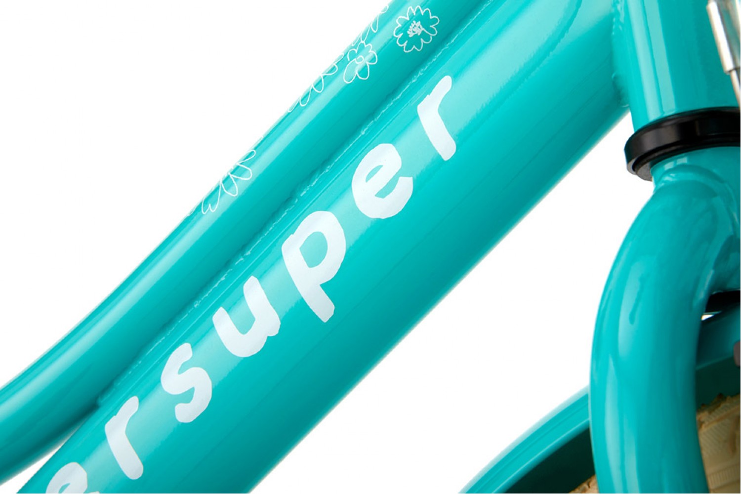 Vélo Enfant Supersuper Cooper 18 Filles Pouces Turquoise