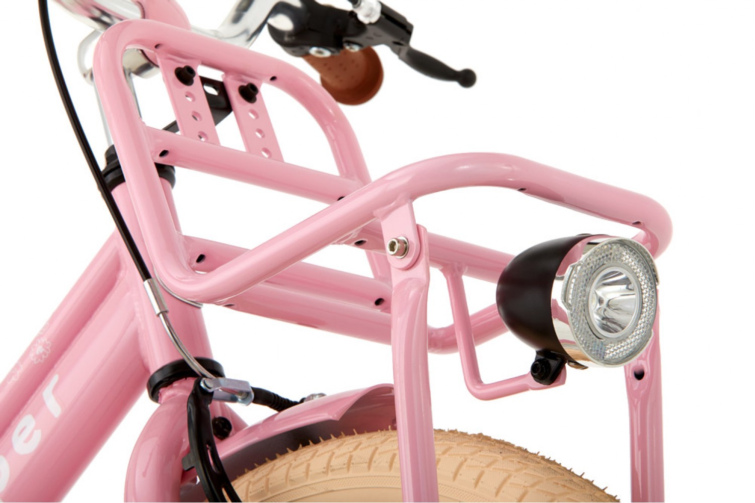 Vélo Enfant Supersuper Cooper 20 Pouces Filles Rose