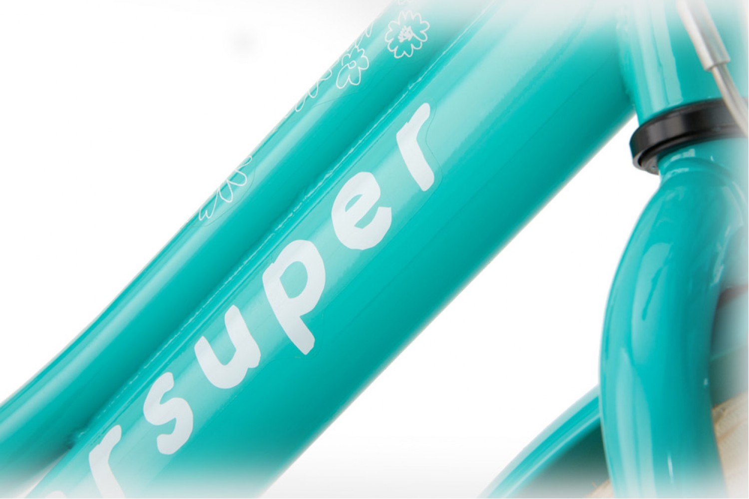 Vélo Enfant SuperSuper Cooper 20 Pouces Filles Turquoise