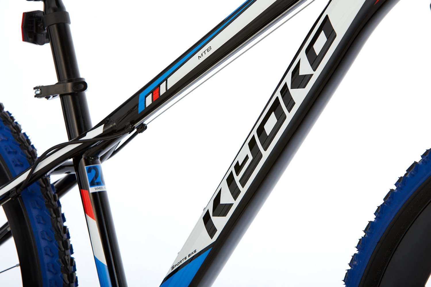 Vélo de montagne Supersuper Kiyoko 26 pouces Noir Bleu Vélo VTT Enfant Supersuper Kiyoko 26 Pouces Noir Bleu