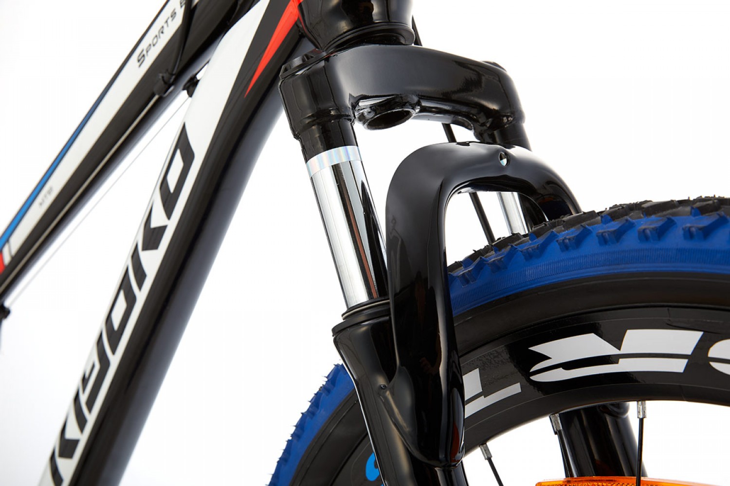 Vélo de montagne Supersuper Kiyoko 26 pouces Noir Bleu Vélo VTT Enfant Supersuper Kiyoko 26 Pouces Noir Bleu