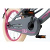 Vélo Enfant Supersuper Lola 16 Pouces Filles Gris Rose