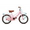 Vélo Enfant Supersuper Lola 16 Pouces Filles Rose Turquoise