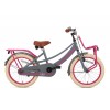 Vélo Enfant Supersuper Lola 18 Pouces Filles Gris Rose