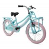 Vélo Enfant Supersuper Lola 18 Pouces Filles Rose Menthe