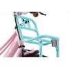 Vélo Enfant Supersuper Lola 18 Pouces Filles Rose Turquoise