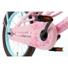 Vélo Enfant Supersuper Lola 18 Pouces Filles Rose Turquoise