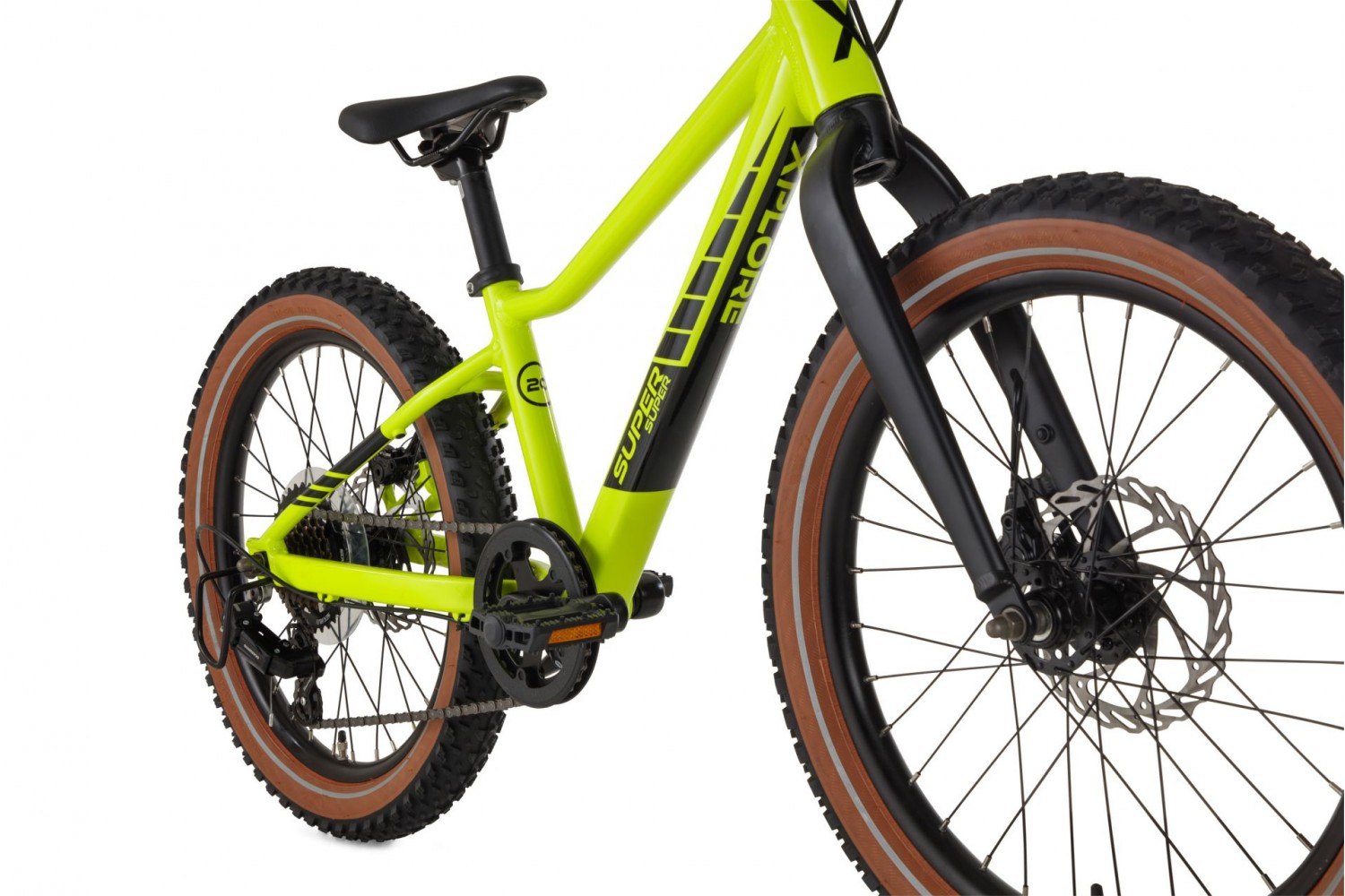 SuperSuper Xplore VTT Enfant 20 pouces Jaune/Vert